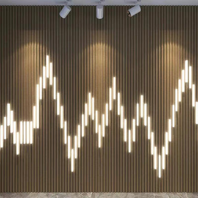 WPC 百叶窗墙板 LED 灯